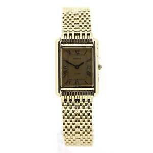 Ladies Pre Owned Watch 14ct Yellow Gold Geneve Quartz Watch