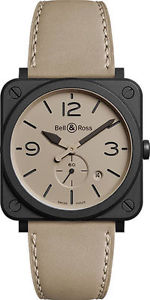 Bell & Ross Aviation BR S Ceramic Desert Type Men's Watch BRS-DESERT-CEM