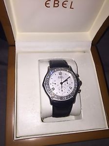 Ebel 1911 Chronograph factory diamonds for men reference no. 9137246