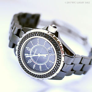 CHANEL ❊ OFF 70% ❊ Black Diamonds ❊ Rare model ❊ Ladies Watch J12 H0949