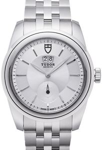 100% AUTHENTIC NEW TUDOR GLAMOUR DOUBLE DATE SILVER DIAL MEN'S WATCH 5700