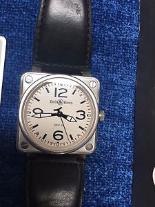 Bell & Ross BR01 Stainless Steel.Box and spare straps.90% As new 46mm