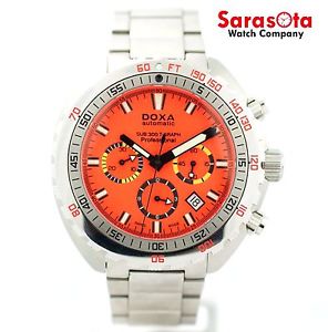 Doxa Sub 300 T-Graph Chronograph Orange Dial Limited Automatic Men's Watch