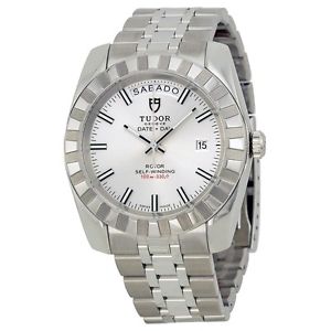 100% AUTHENTIC NEW TUDOR DATE AND DAY SILVER DIAL STAINLESS STEEL WATCH 23010