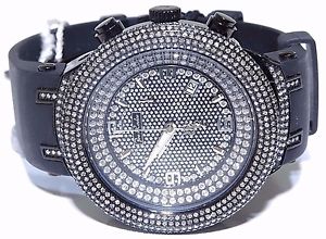 Joe Rodeo Master JJM70 6.50 ct Diamond Stainless Steel Black PVD Watch