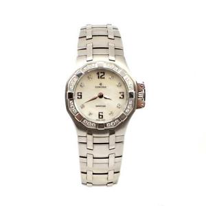 Ladies Stainless Steel Concord Saratoga Watch with Diamonds
