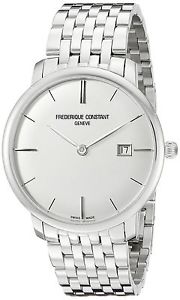 Frederique Constant Men's FC-306S4S6B2 Analog Display Swiss Automatic Sil... New