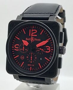 Bell & Ross BR01-94 Chronograph 46mm Limited Red Edition 1/500 Auto Men's Watch