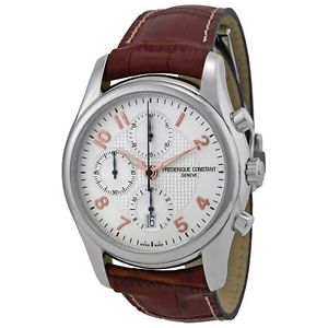 Frederique Constant FC-392RV6B6 Mens Silver Dial Analog Automatic Watch