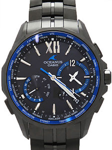 Auth CASIO Oceanus Manta OCW-S3400B-1AJF Solar Quartz Titanium Men's watch