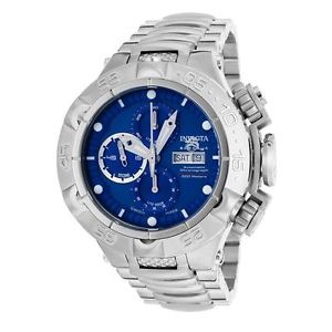 Invicta Subaqua 15490 Mens Blue Dial Automatic Watch with Stainless Steel Strap