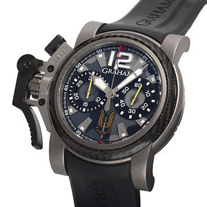 Free Shipping Pre-owned GRAHAM Chronofighter Oversize Night Command Limited 200