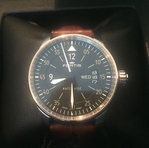 Fortis Aviatis Cockpit One Swiss Automatic Pilots Watch - As New