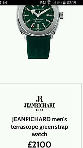 Jeanrichard Terrascope(green dial) watch