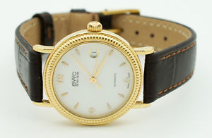 BWC Automático Oro Amarillo 750 Reloj De Mujer