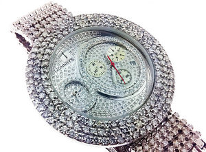 25CT Diamonds Fully Loaded King Johnny Watch