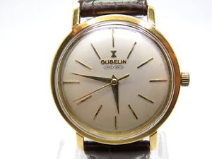 GUBELIN Ipso-Matic Automatic Movement 18k.Yellow Solid Gold Gents Watch.