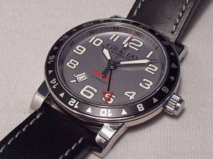 GRAHAM SILVERSTONE TIME ZONE GMT AUTOMATIC, BOXES/PAPERS