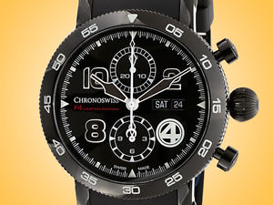 Chronoswiss Timemaster Chronograph Day Date F4 Automatic Stainless Steel Watch