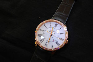 Jean Richard [Daniel] 18K RG/diamond Hommage watch [NIB]