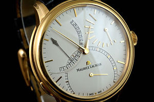 Giant 18k gold Maurice Lacroix - complikated movement - limited !!
