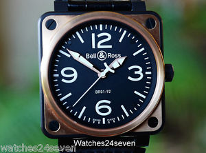 Bell & Ross BR01-92 Aviation Carbon & Pink Gold 46mm, Retail $9,800