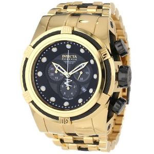Invicta 12753 Mens Black Dial Analog Quartz Watch with Stainless Steel Strap