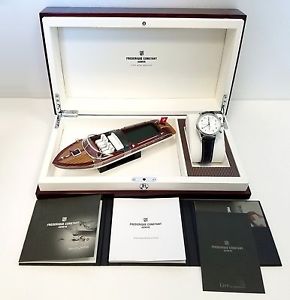 Frederique Constant Runabout Stainless Steel Chronograph Watch NEW!! MSRP $3,395
