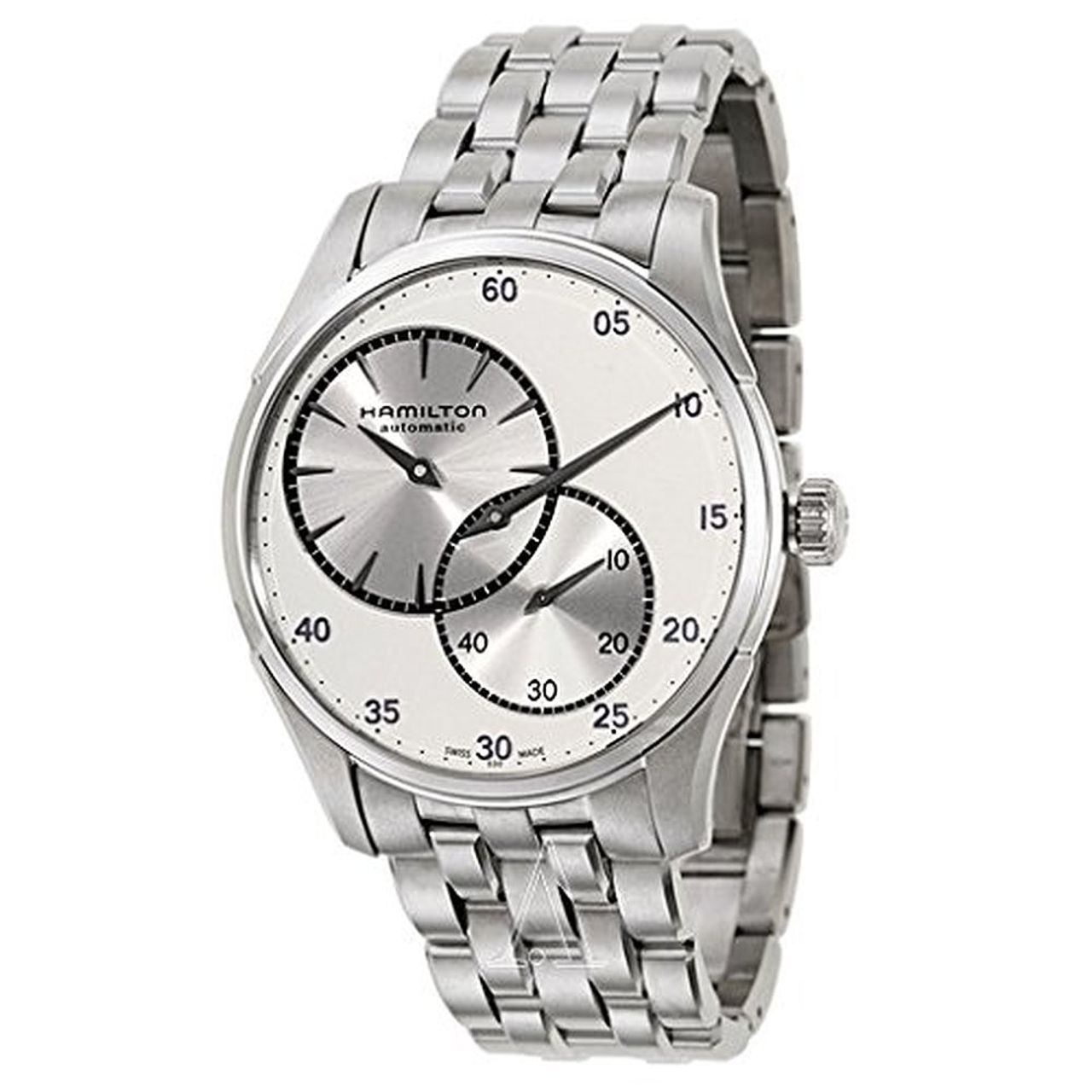 Hamilton H42615153 Mens Silver Dial Analog Automatic Watch