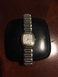 David Yurman Thoroughbred watch, Silver & 18k Gold + Certificate of Origin