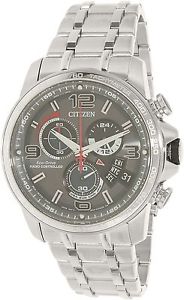 Citizen Men's Eco-Drive BY0100-51H Silver Stainless-Steel Eco-Drive Watch