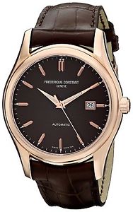Frederique Constant Clear Vision Automatic Mens Leather Strap Watch FC-303C6B4
