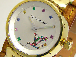 Free Shipping Pre-owned LOUIS VUITTON Tambour Love Monogram World Limited 100
