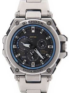 Auth CASIO G-shock MT-G MTG-G1000D-1A2JF GPS Hybrid Solar Quartz SS Men's watch