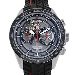 Graham Silverstone RS Skeleton Mens Automatic Chronograph Watch 2STAC1.B01A