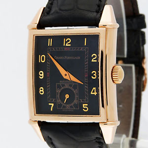 Girard Perregaux Vintage 1945 Automatic 18K Rose Gold Watch Ref 2594 28.5x43.5mm