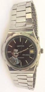 Certina Automatic 919 Men's Watch Presidential Saddam Hussein Iraq Black Dial