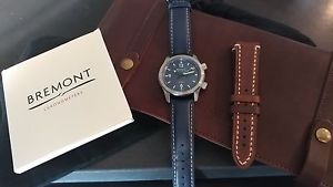 Bremont U2 Blue/Full set with all papers and extra straps!! Mint Condition!