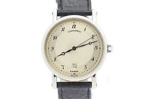 Chronoswiss Uhr Kairos Stahl Automatik Glasboden Uhr Ref. 2823 Papiere 34mm