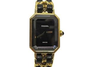 Auth Chanel Gold PREMIÈRE M Quartz Watch