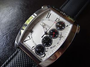 Beautiful Swiss Made Eberhard Temerario 4 Chrono Automatic Men's Watch~WOW!