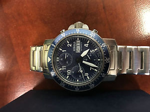 Kobold Watch Chrono Chronograph large collection to be sold at NR Blue Dial SS