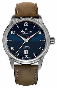 Alpina Mens Alpiner Automatische Blau AL-525N4E6 Uhr - 18% Nachlass