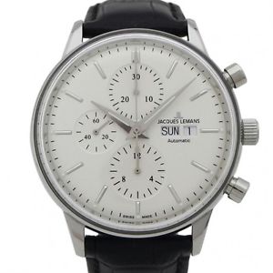 Jacques Lemans Classical Chrono Date Automatic Men's Pre-owned F/S #w341