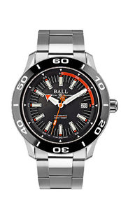 Ball Fireman NECC Automatic DM3090A-SJ-BK Stainless Steel New Box Papers