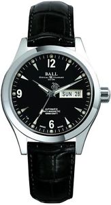 Ball Engineer II Ohio Black Dial NM2026C-L5J-BK Leather Strap New Box Papers