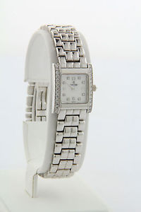 Concord Women's 14kt White Gold/.5CTW Diamond Wristwatch w/ Mother of Pearl Dial