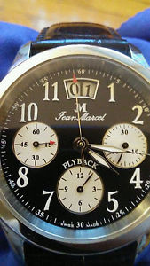 *AMAZING* Jean Marcel FLYBACK Swiss Chronograph 160.192 Luxury Watch w Appraisal