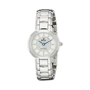 Bulova Women's 96R170 Analog Display Quartz Silver Watch