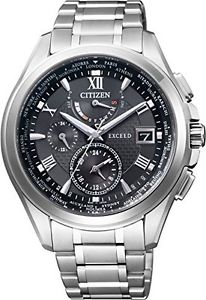 Citizen Watch Exceed Double Direct Flight Needle World Time At9054-57E Men